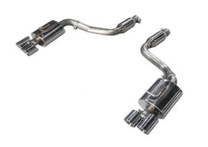 Porsche Panamera Performance Exhaust - AWE Tuning - Cat-Back Touring Edition - Chrome Silver - `11-`13